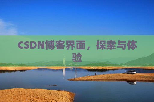 CSDN博客界面，探索与体验